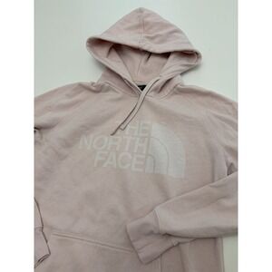 Women's The North Face Pink Cozy Hoodie Sweater SZ Medium